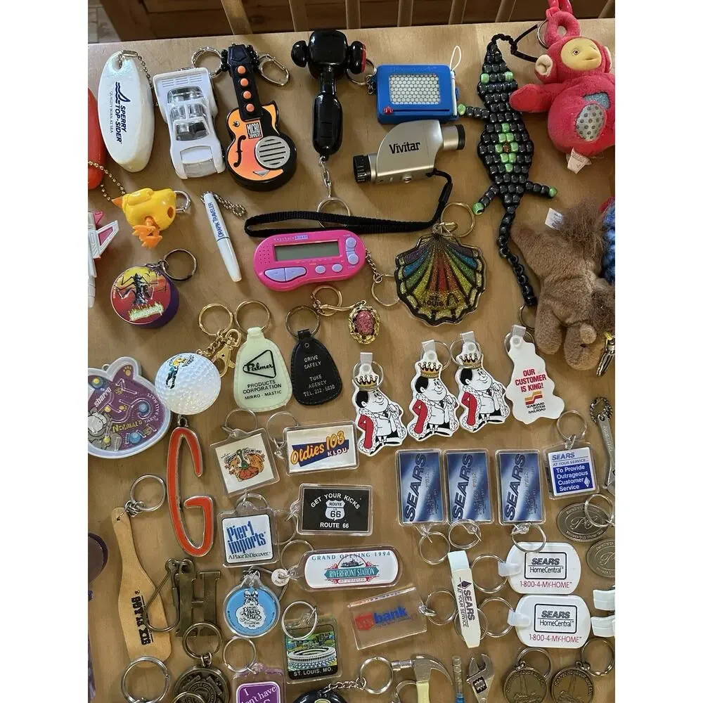 149 VTG COOL Keychains Bottle Openers Tools Advertisement LA Gear Beer Sears Etc
